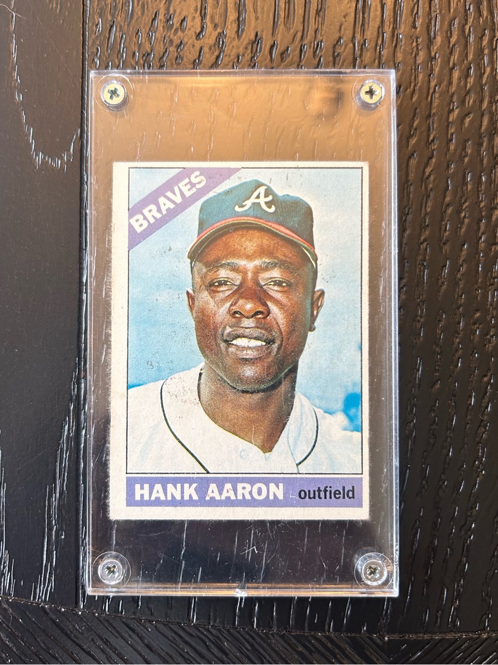 1966 Hank Aaron Topps #500 Card